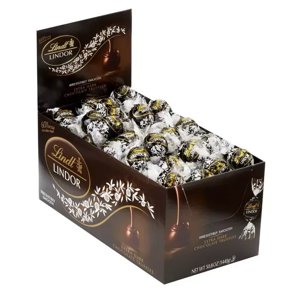 LINDT CHOC LINDOR DARK 60% 100GM