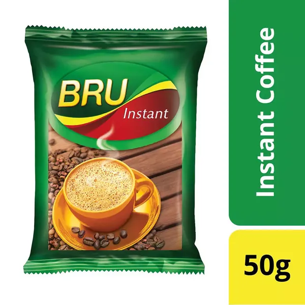 BRU COFFEE INSTANT REF 50GM