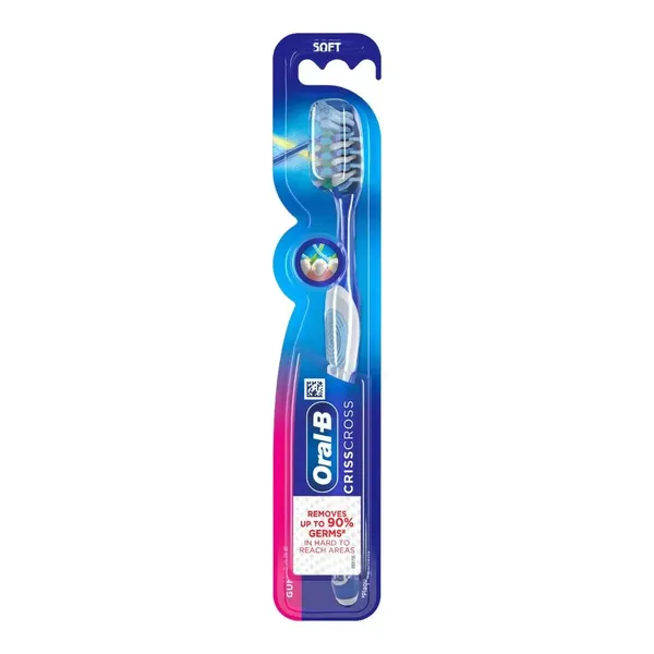 ORAL B T/BRUSH CROSS ACTION 7 M 1PC