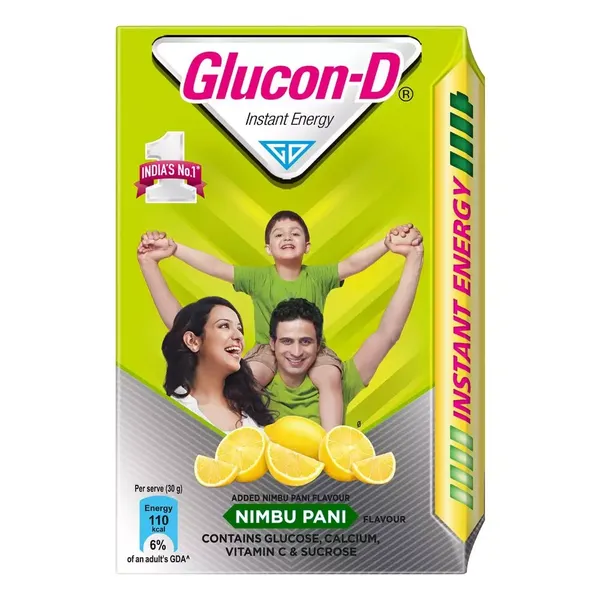 GLUCON D PWDR NIMBU PANI REF 100GM