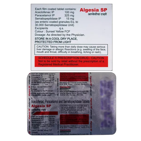 ALGESIA-SP 10TAB