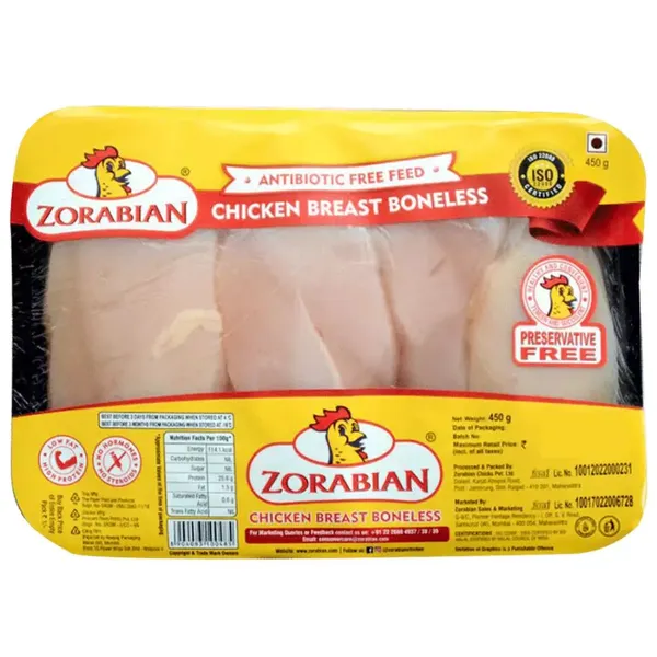 ZORABIAN CHI BREAST BONELESS 250GM