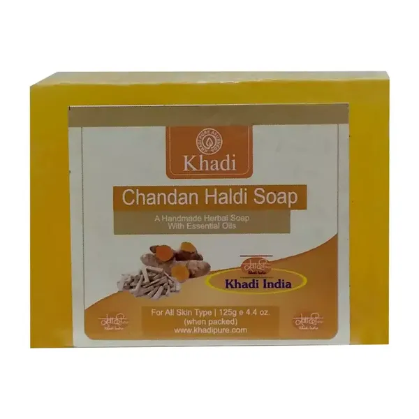 KHADI SOAP CHANDAN HALDI 125GM