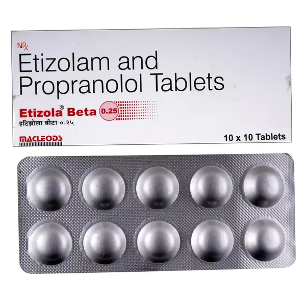 ETIZOLA-BETA 0.25MG 10TAB