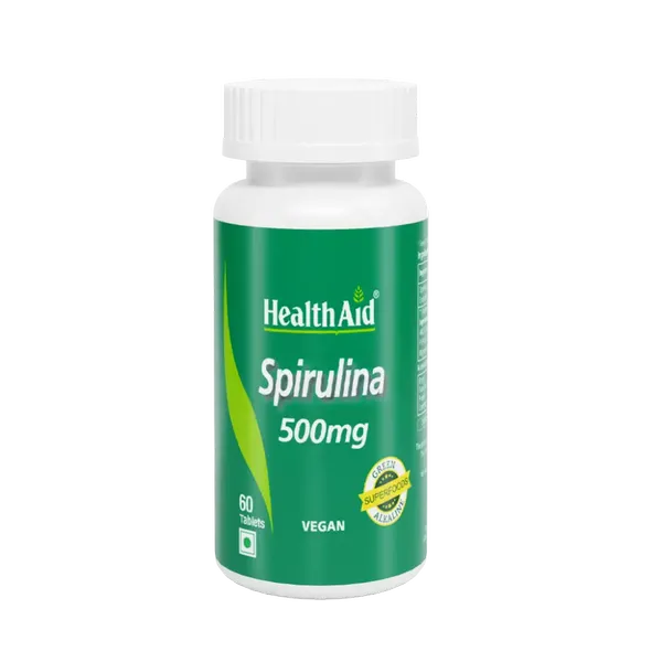 HEALTH AID SPIRULINA 500MG 60TAB