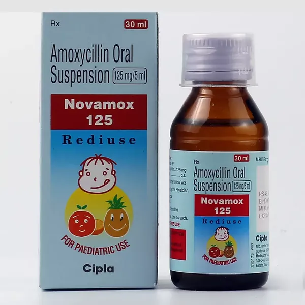 NOVAMOX 125MG REDIUSE SYP 30ML