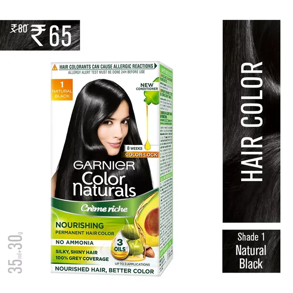 GARN HR/COLOR NAT/BLACK-1 35ML+30GM