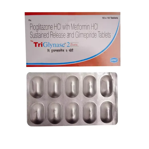 TRIGLYNASE-FORTE 2MG 10TAB