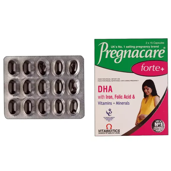 PREGNACARE-FORTE 15CAP