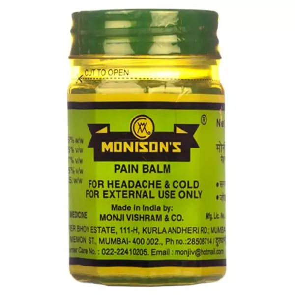 MONISONS PAIN BALM 45GM