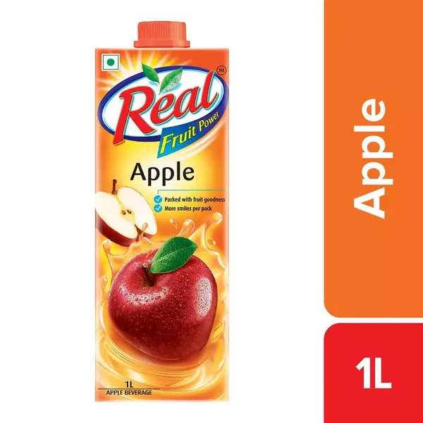 REAL JUICE APPLE 1LTR