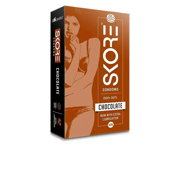 SKORE CONDOM CHOC 10PC