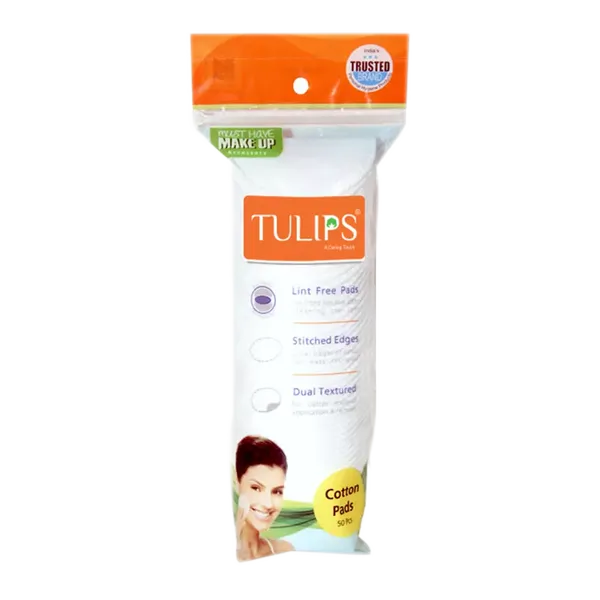 TULIPS COTTON PADS 50PC