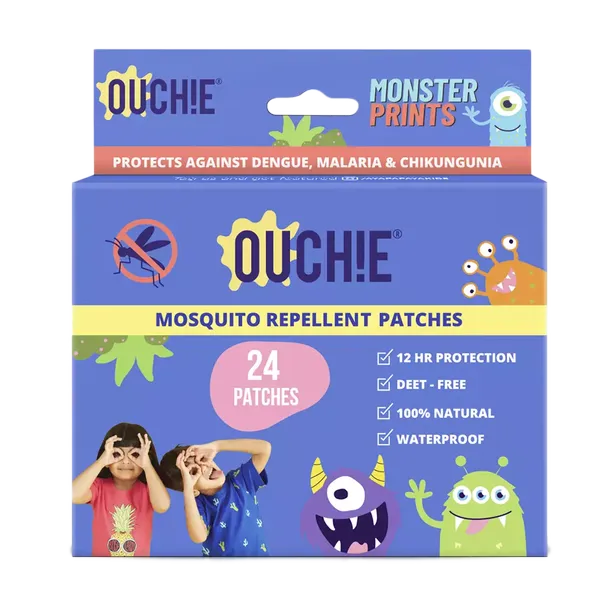 OUCHIE MOSQUITO REPELLENT PATCHES 24PC