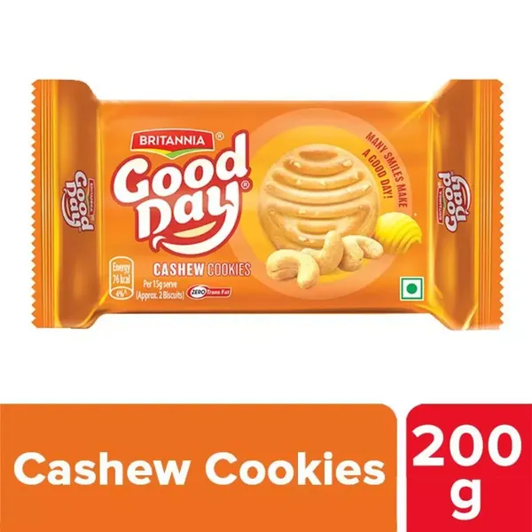 BRIT BISC GOODDAY CASHEW 200GM