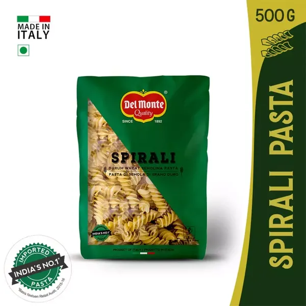 DEL MONTE DURUM WHEAT PASTA  SPIRALI  500GM