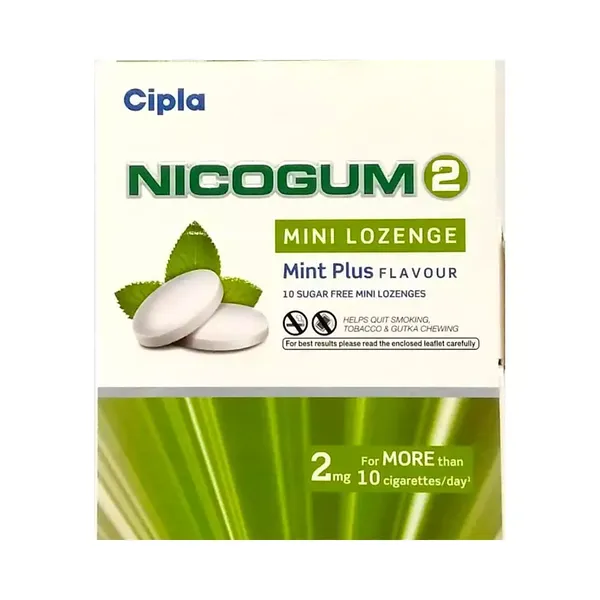 NICOGUM 2MG MINI LOZENGE MINT FLAV 10GUM