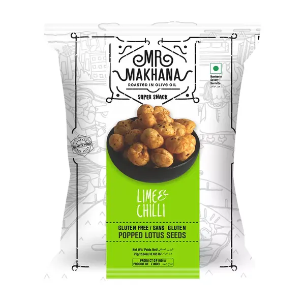 MR MAKHANA ROASTED LIME/CHILLI 75GM