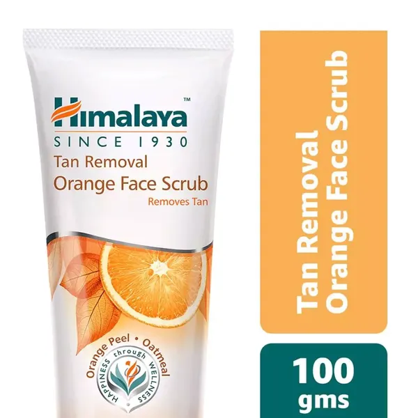 HIMA F/SCRUB ORANGE TAN REMOVAL 100GM