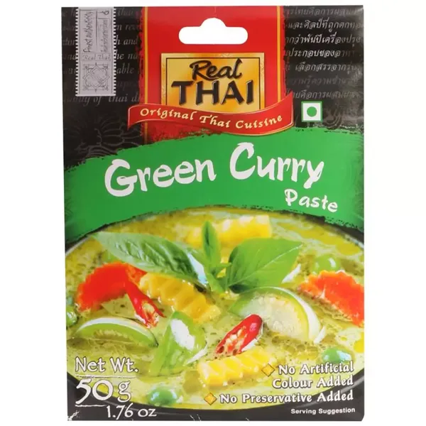 REAL THAI GREEN CURRY PASTE 50GM