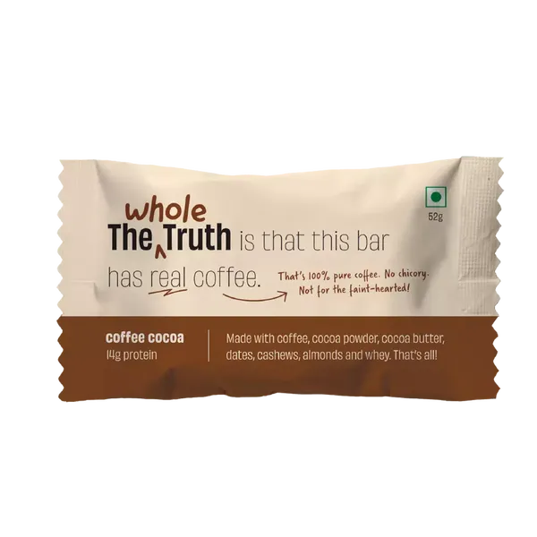 THE WHOLE T BAR COFFEE COCOA PROTEIN 52GM