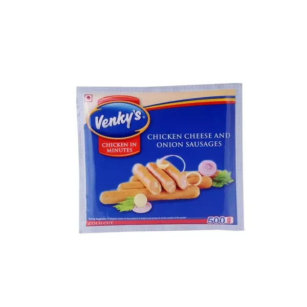 VENKYS CHI CHEESE/ONION SAUSAGES 500GM