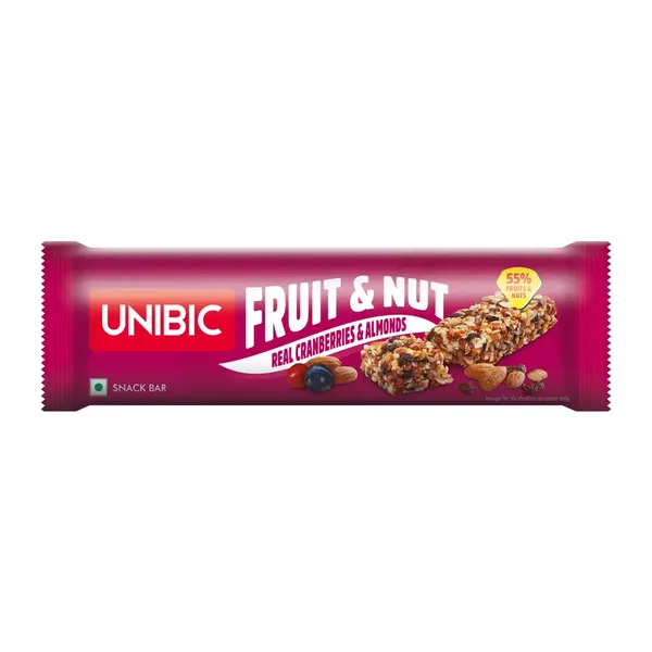 UNIBIC SNACK BAR FRUIT/NUT 30GM