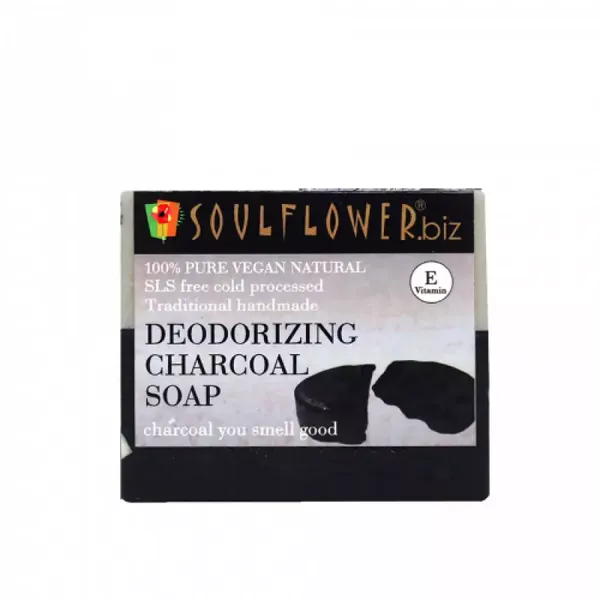 SOULFLOWER CHARCOAL SOAP 150GM