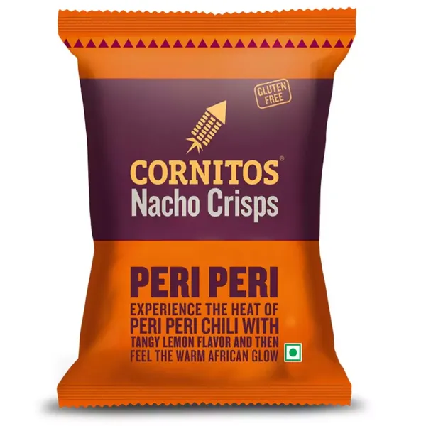 CORNITOS NACHO CHIPS PERI PERI 60GM