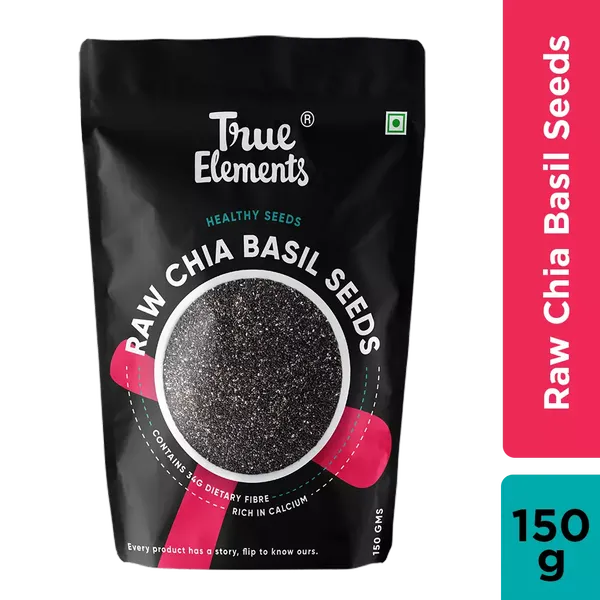 TRUE E CHIA BASIL SEEDS 150GM