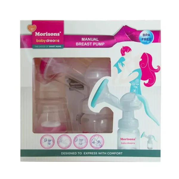 MBD MANUAL BREAST PUMP PINK 1PC