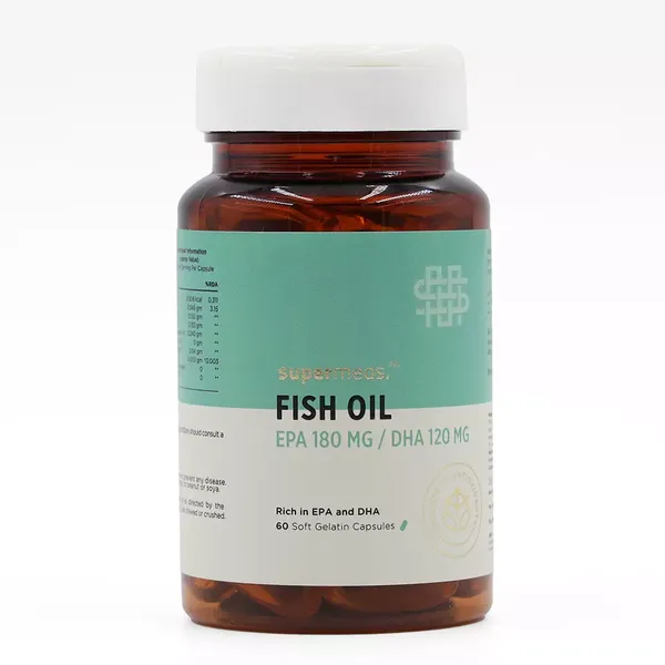 SUPERMEDS FISH OIL 1000MG 60CAP