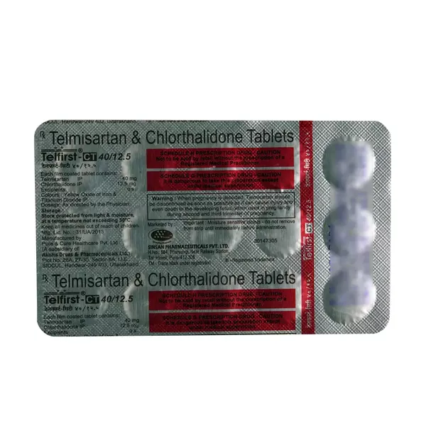 TELFIRST-CT 40/12.5MG 15TAB