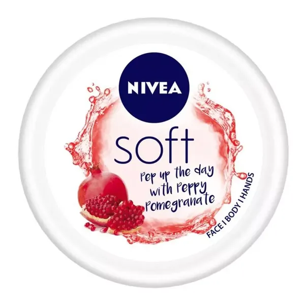 NIVEA SOFT MOISTURIZER POMEGMRANATE 50ML