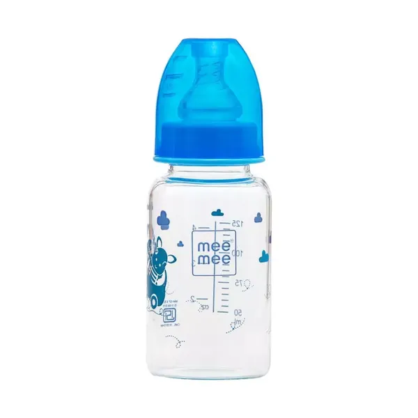 MEE MEE FEEDING GLASS BOTTLE 120ML