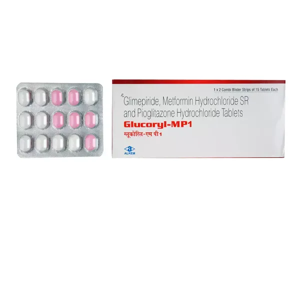 GLUCORYL-MP 1MG 15TAB