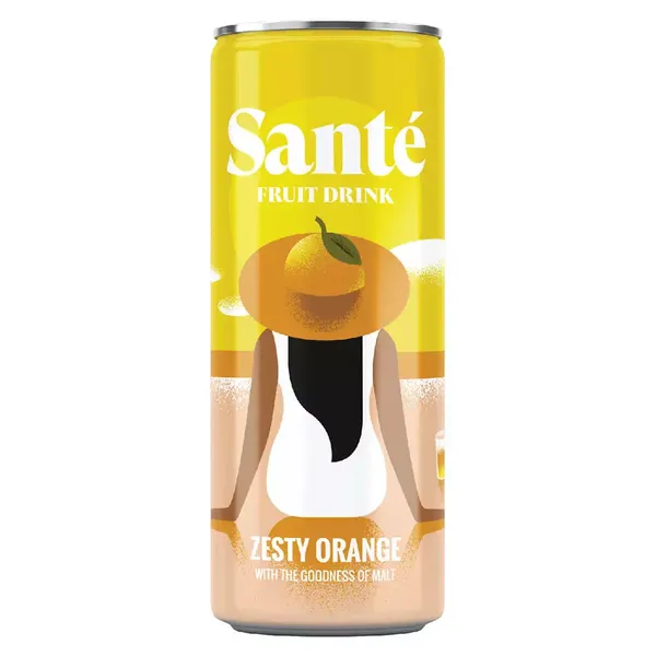 SANTE ZESTY ORANGE FRUIT DRINK 250ML