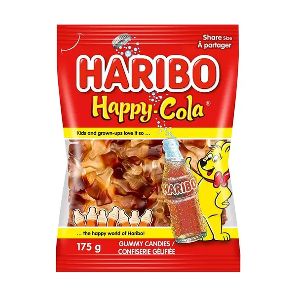 HARIBO CHOC CHEWY HAPPY COLA 175GM