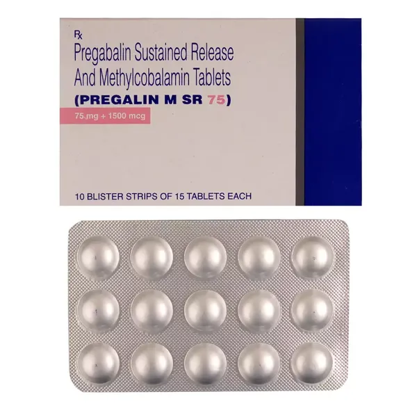 PREGALIN-M SR 75MG 15TAB