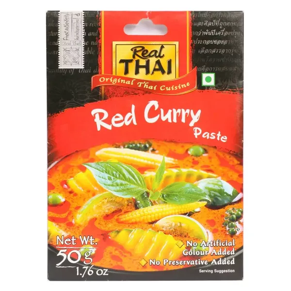 REAL THAI RED CURRY PASTE 50GM