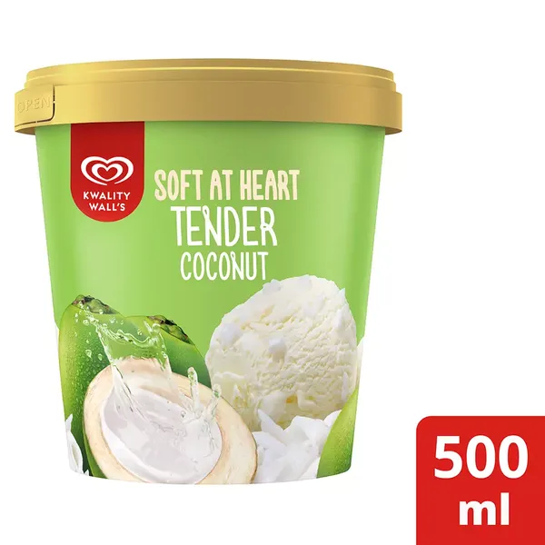 KW I/C TENDER COCONUT TUB 500ML