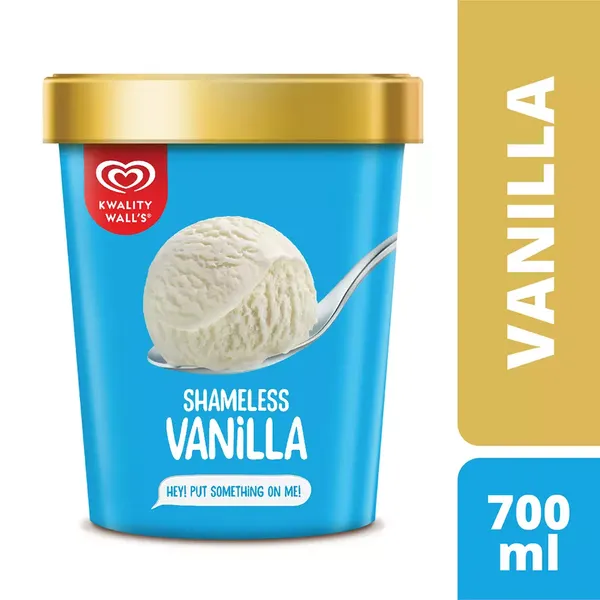 KW I/C PP SHAMELESS VANILLA TUB 700ML