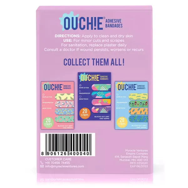 OUCHIE WASHPROOF LAVENDER 20PC