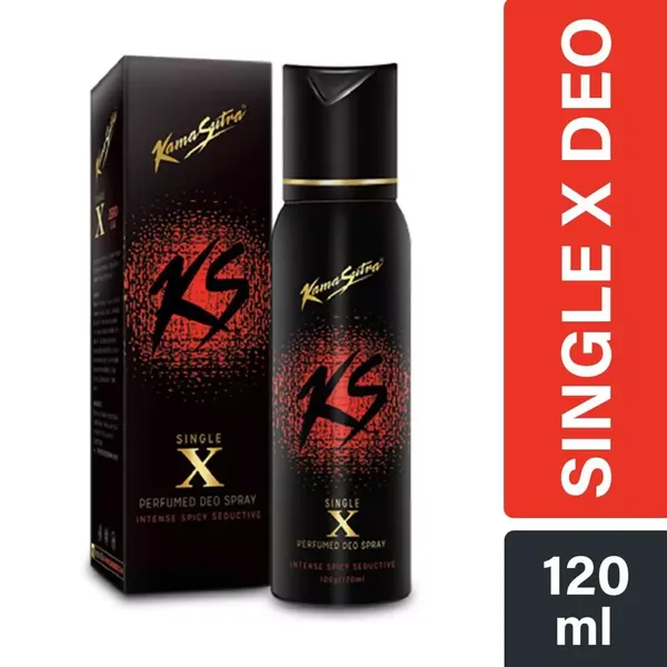 KS PERFUMED DEO SINGLE-X 120ML