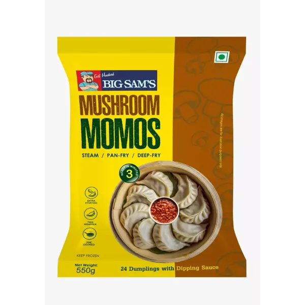 BIG SAM S MASHROOM MOMOS 550GM