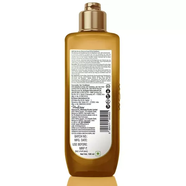 WOW MOROCCAN ARGAN OIL COND 100ML