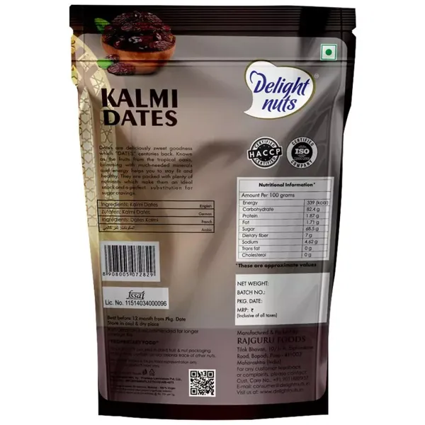 DELIGHT NUTS DATES KALMI 200GM