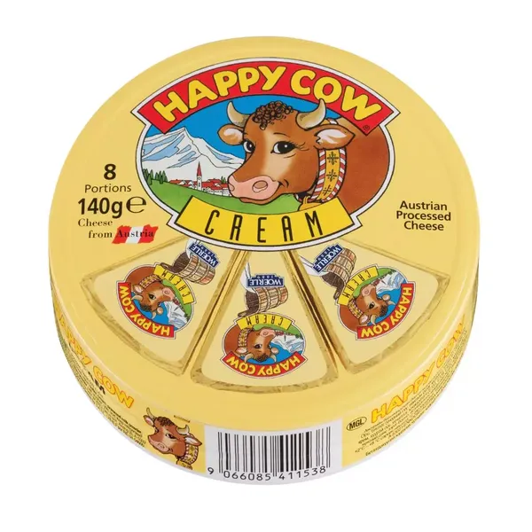 HAPPY COW CHEESE CREAMS 140GM