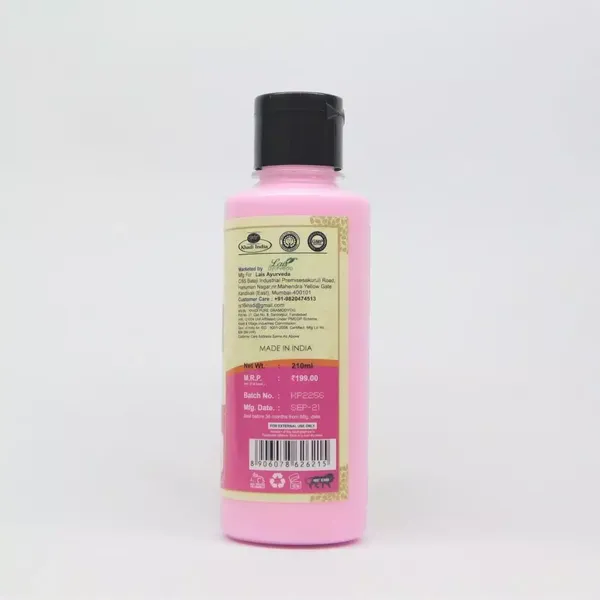 KHADI MOIST/LTN ROSE/HONEY 210ML