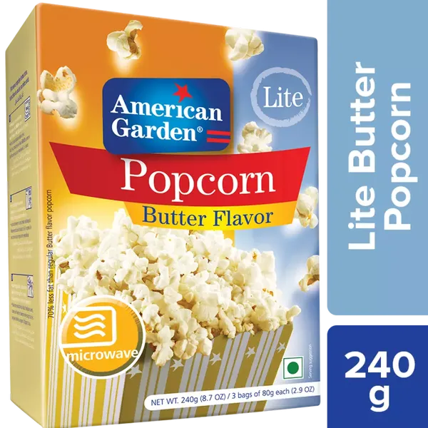 AMERICAN POPCORN MW BTR FATFREE 240GM